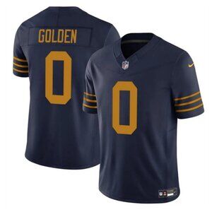 Mens Youths Kids Matthew Golden Navy Stitched Jersey Vapor